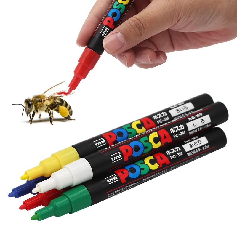 Bienen-Königin-Marker Stift 5 Farben - Bienenhaltungswerkzeug