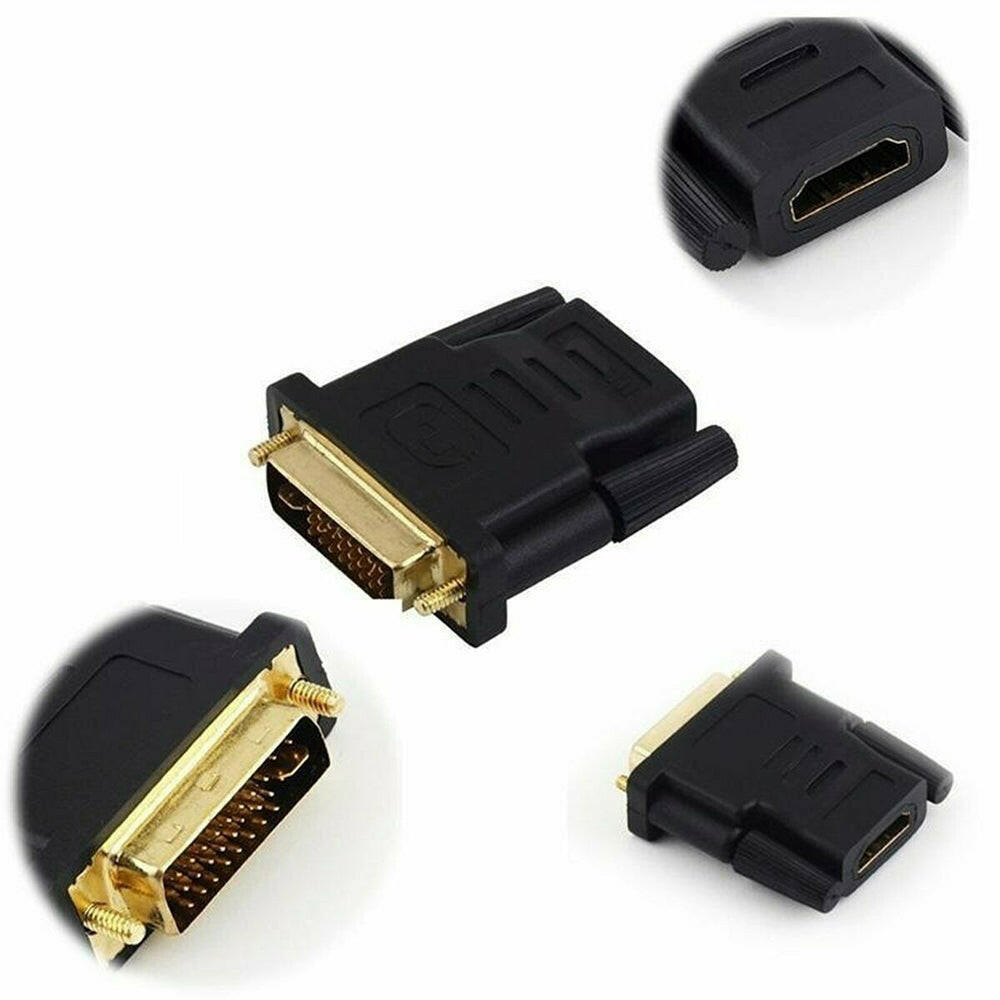 DVI zu HDMI Adapter / DVI 24+1 zu HDMI- Plug & Play / DVI Male to HDMI-compatible