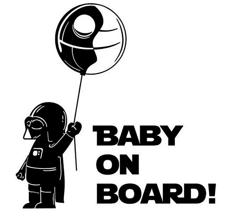 "Baby on Board" Aufkleber