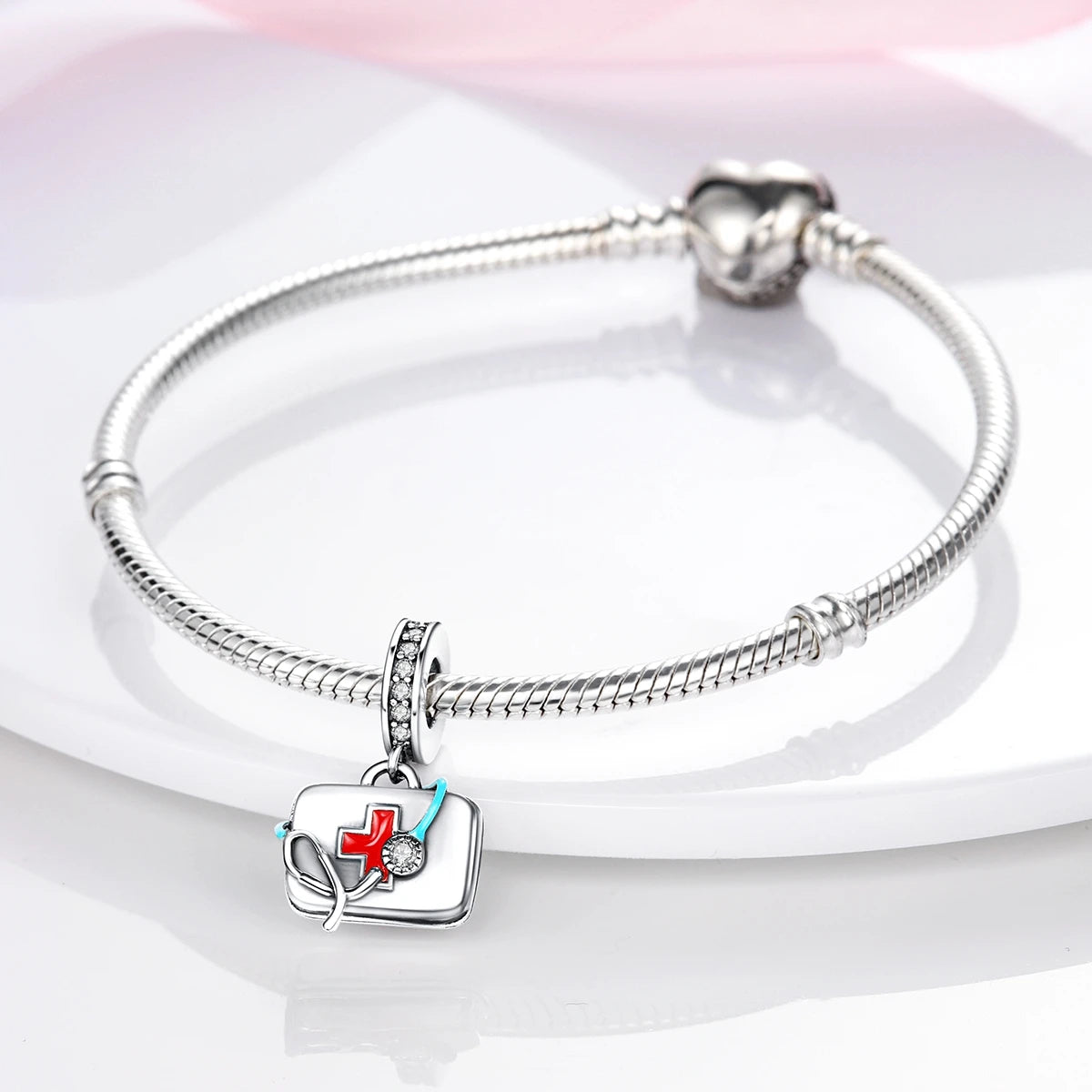 Silber Sunflower Glücksbringer für Pandora Armbänder