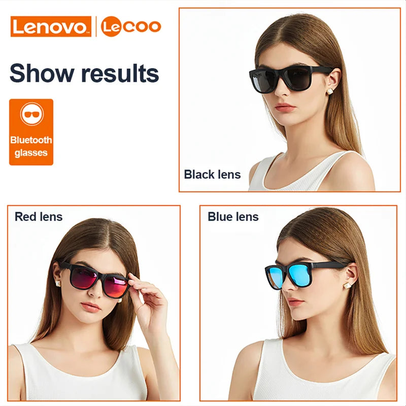 Lenovo Lecoo C8 Smarte Brille- Bluetooth Sonnenbrille