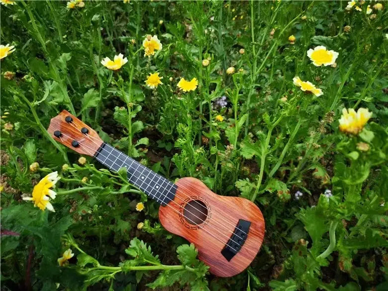 35cm Kinder Gitarre Spielzeug Kinder Musikinstrument mit Paddeln Yukrili Musik