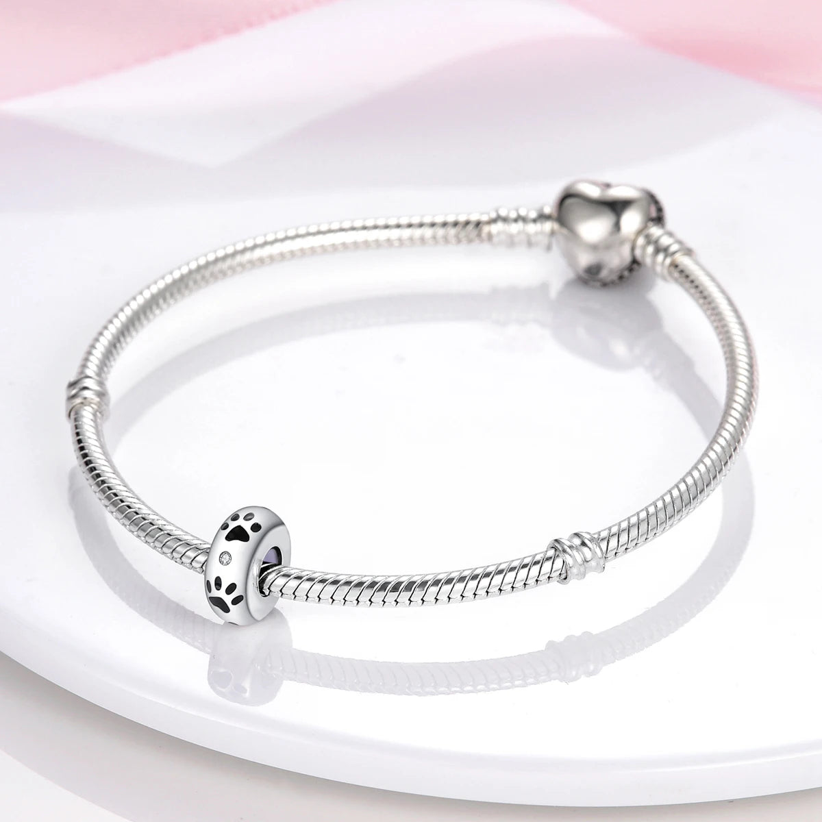 Silber Sunflower Glücksbringer für Pandora Armbänder