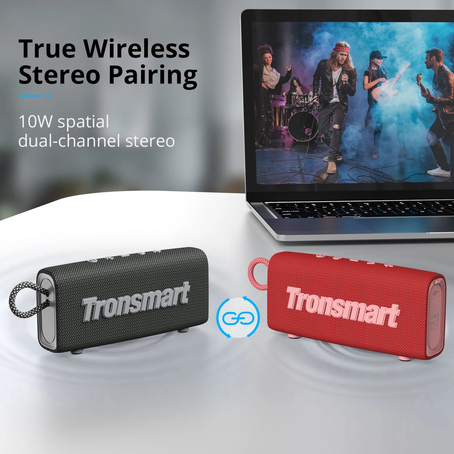 Tronsmart Bluetooth 5.3 Lautsprecher / Tragbar IPX7 Wassergeschützt