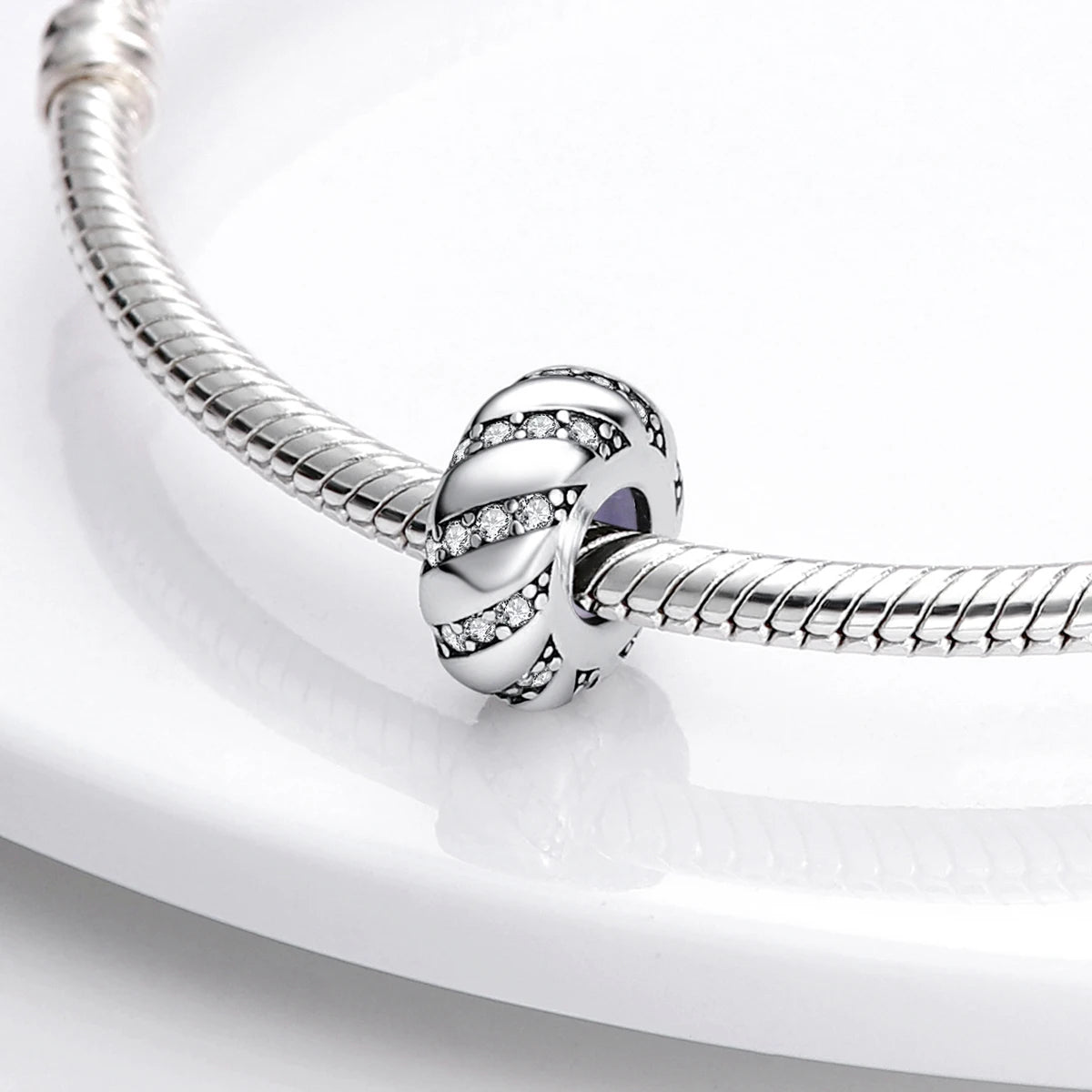 Silber Sunflower Glücksbringer für Pandora Armbänder