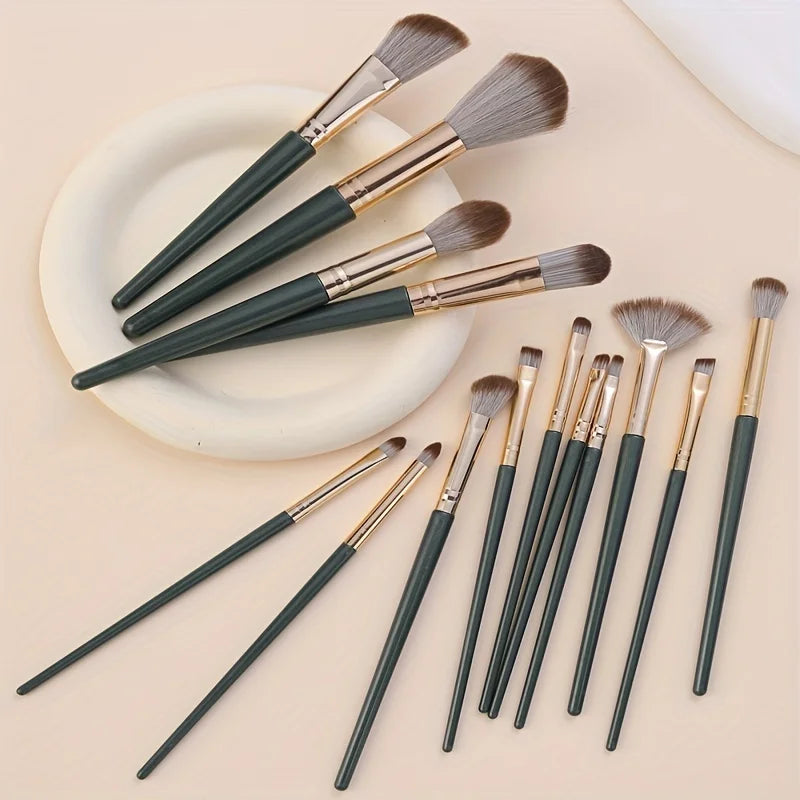 14-teiliges Makeup Pinsel Set - Profi Beauty Tools