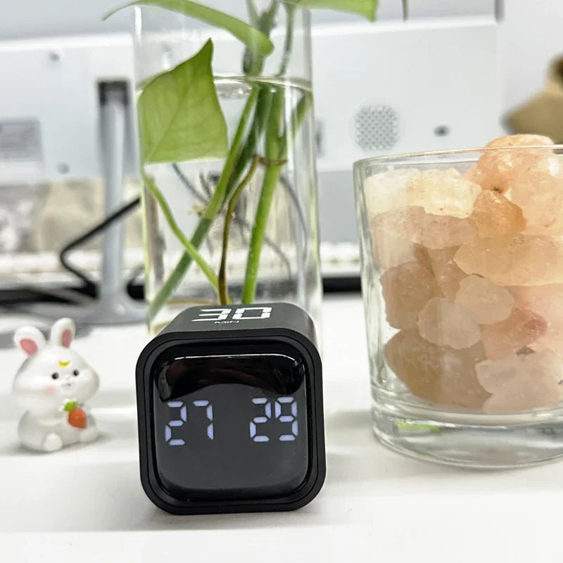 Produktivitätswürfel-Timer mit Sensor und LED-Display