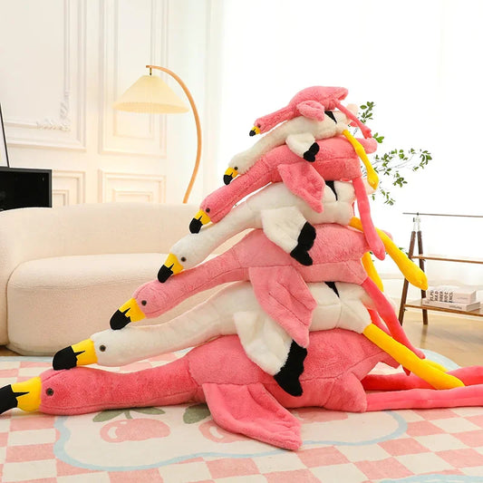 50cm-190cm Pinkes Flamingo Kuscheltier