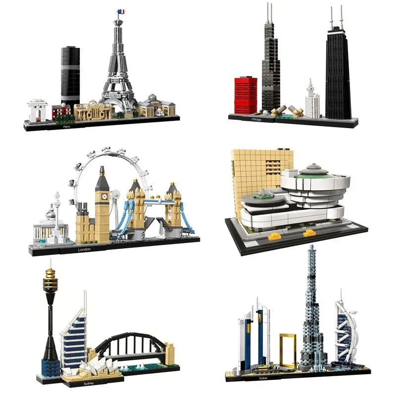 Architecture World City Model Kit for Children Gift 