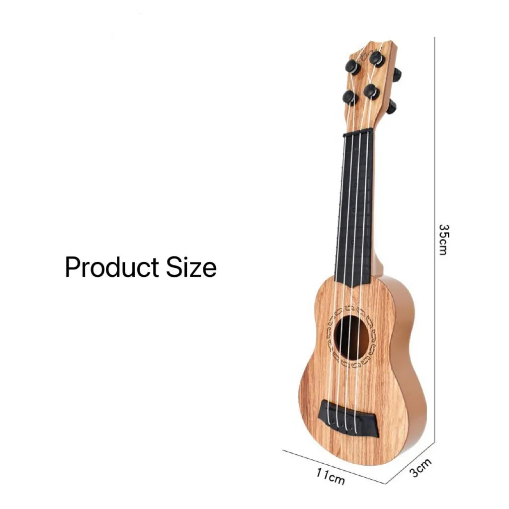 35cm Kinder Gitarre Spielzeug Kinder Musikinstrument mit Paddeln Yukrili Musik