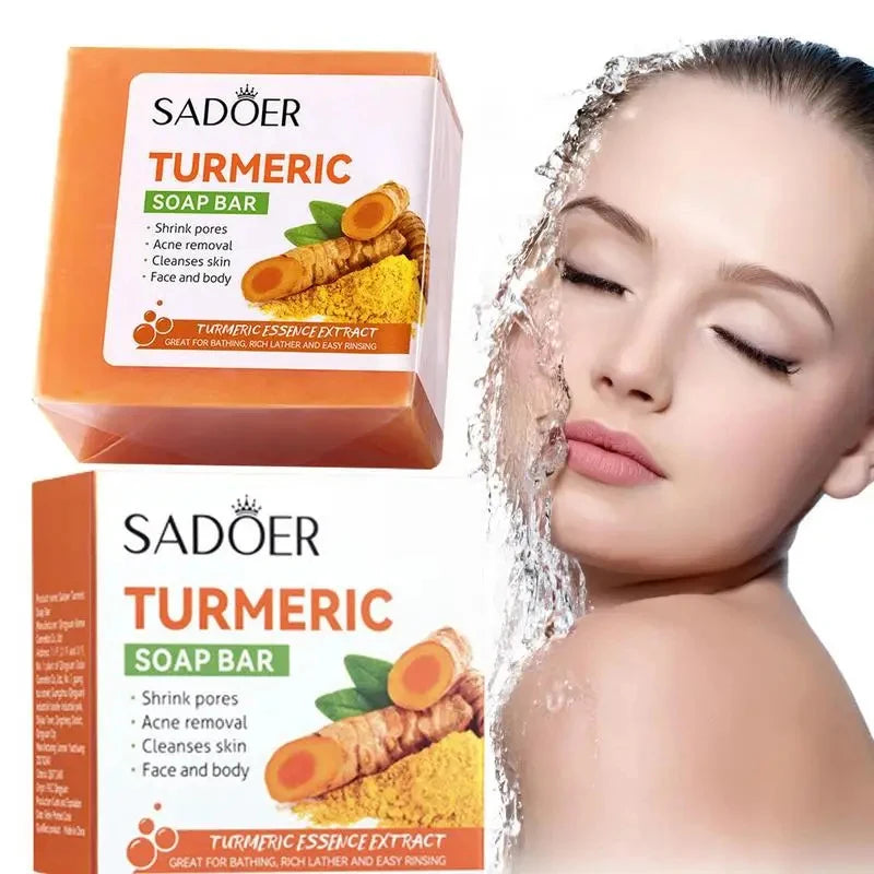 Herbal Turmeric Soap - Prevents dry skin, Moisturizing 