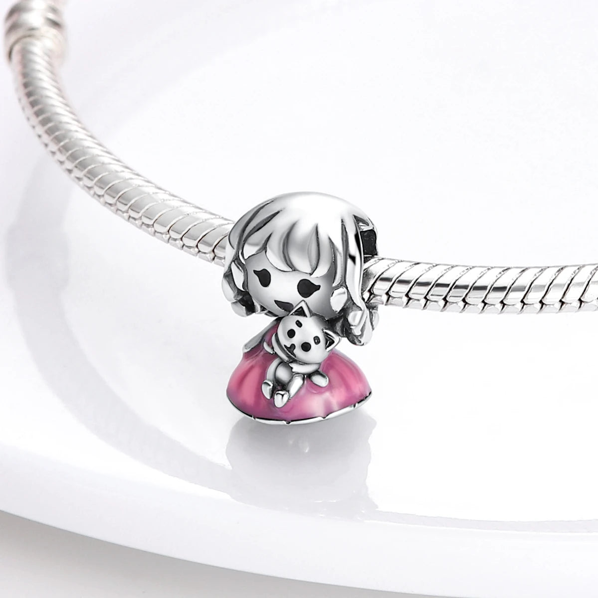 Silber Sunflower Glücksbringer für Pandora Armbänder