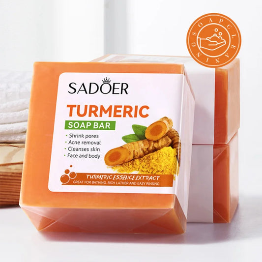 Herbal Turmeric Soap - Prevents dry skin, Moisturizing 