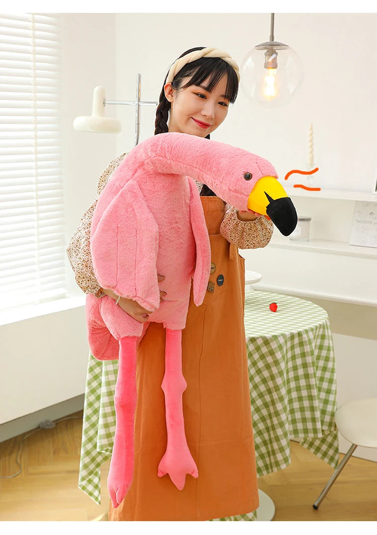 50cm-190cm Pinkes Flamingo Kuscheltier