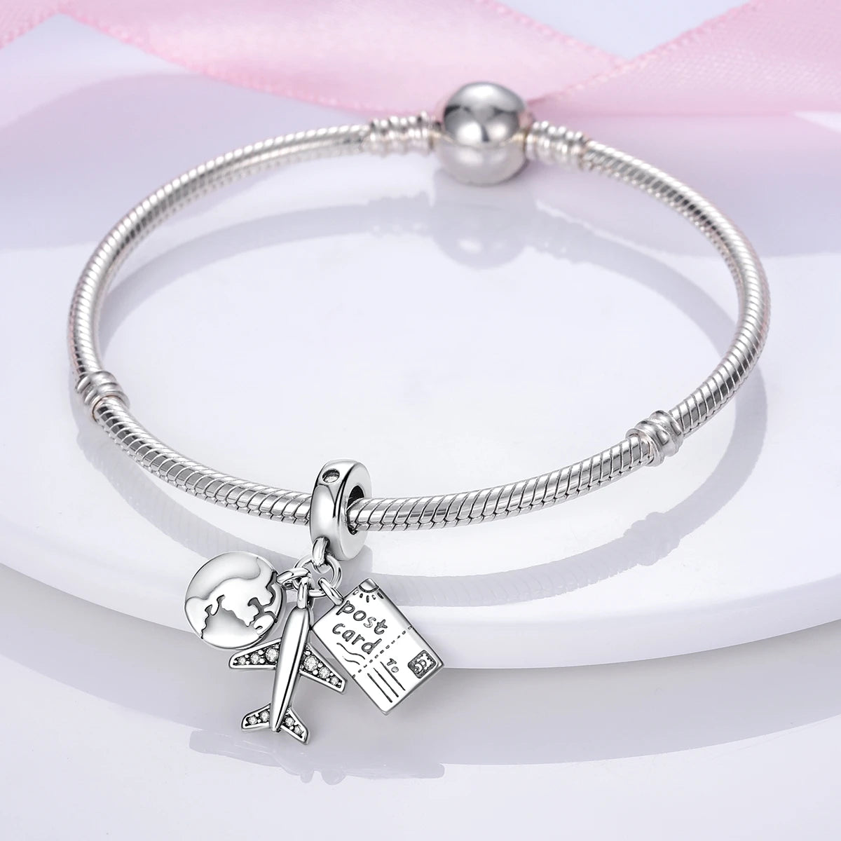 Silber Sunflower Glücksbringer für Pandora Armbänder