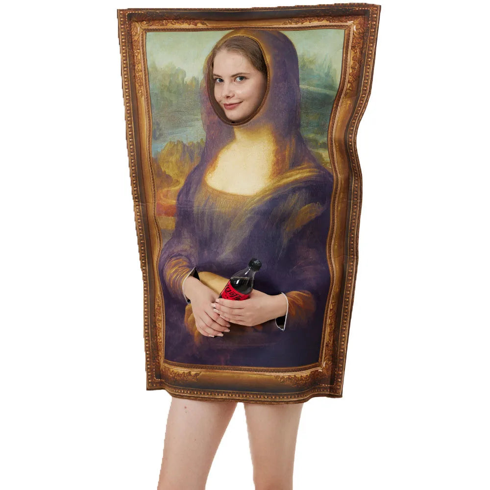 Erwachese Kinder Mona Lisa Kostüm / Verkleidung