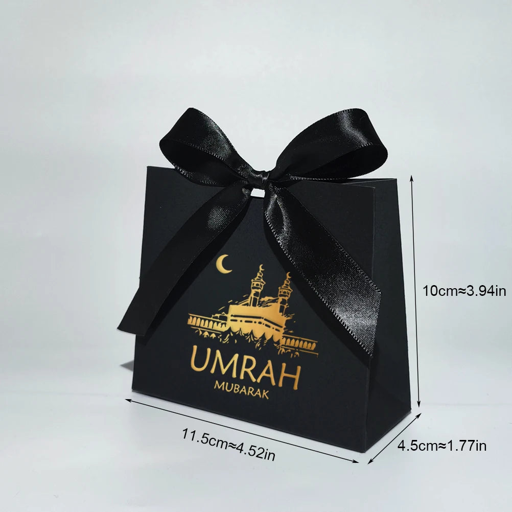 Elegante Umrah Mubarak Schokoladen Geschenkbox für muslimische Feierlichkeiten