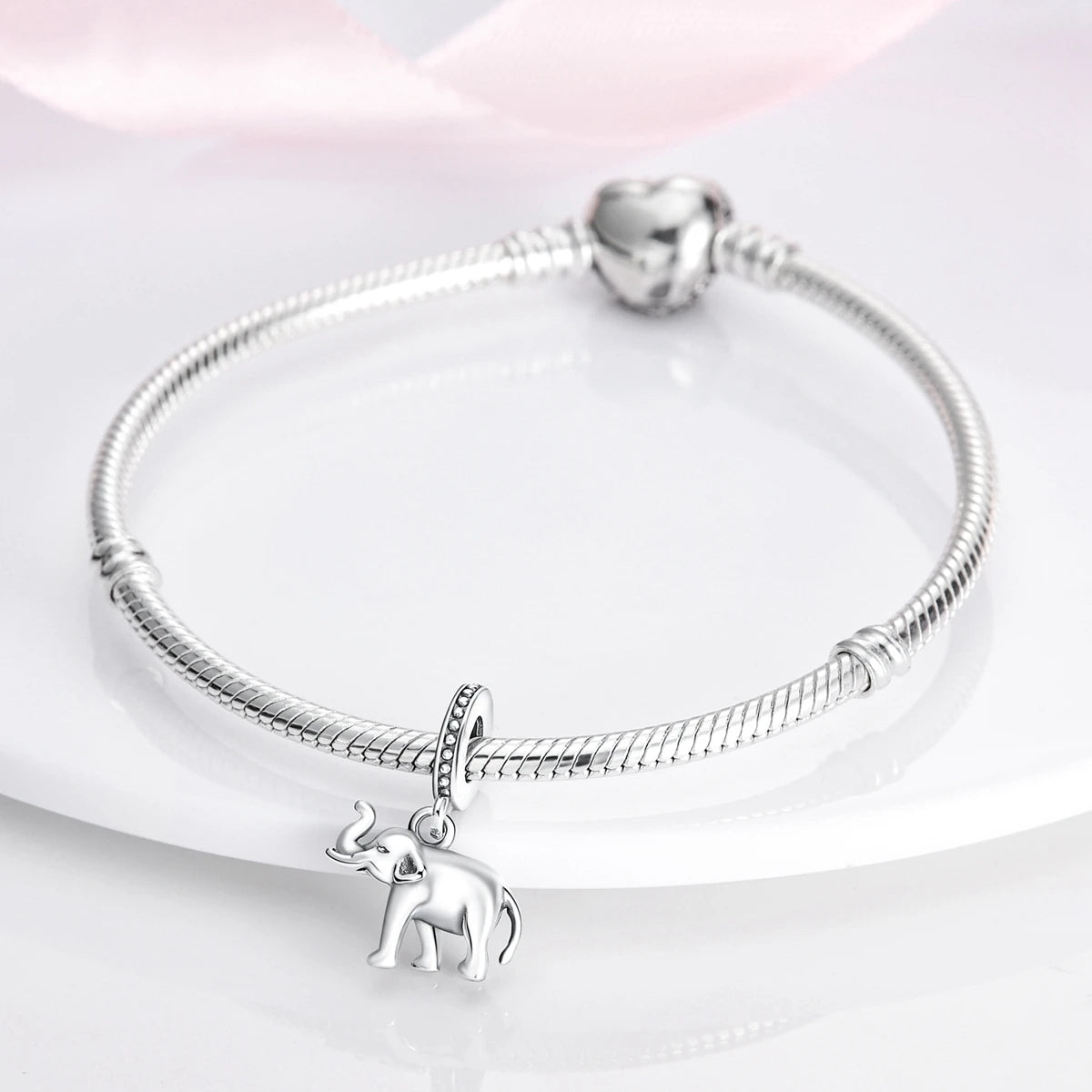 Silber Sunflower Glücksbringer für Pandora Armbänder