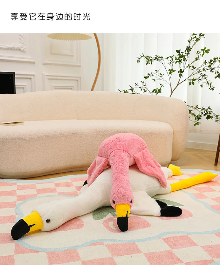 50cm-190cm Pinkes Flamingo Kuscheltier