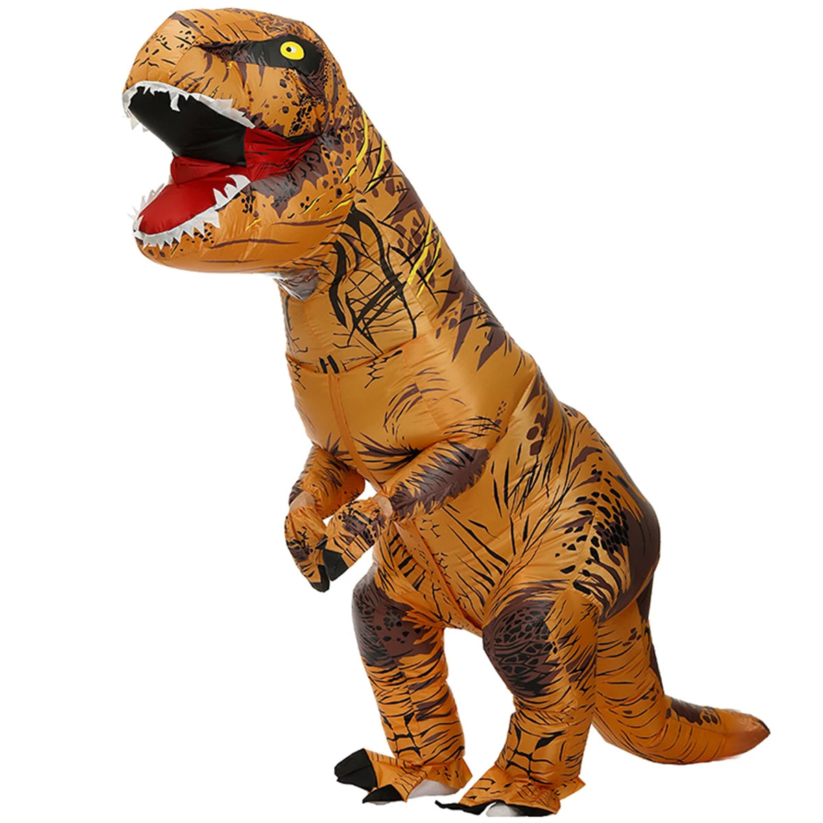 Aufblasbares T-REX Kostüm für Erwachsene Cosplay Dinosaurier Halloween Party