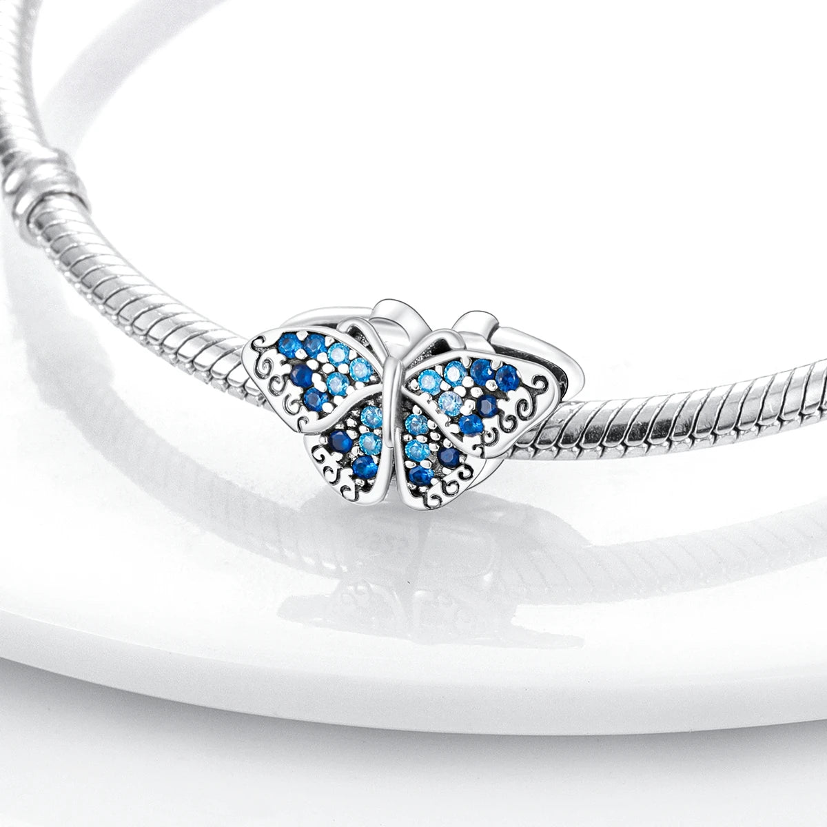 Silber Sunflower Glücksbringer für Pandora Armbänder