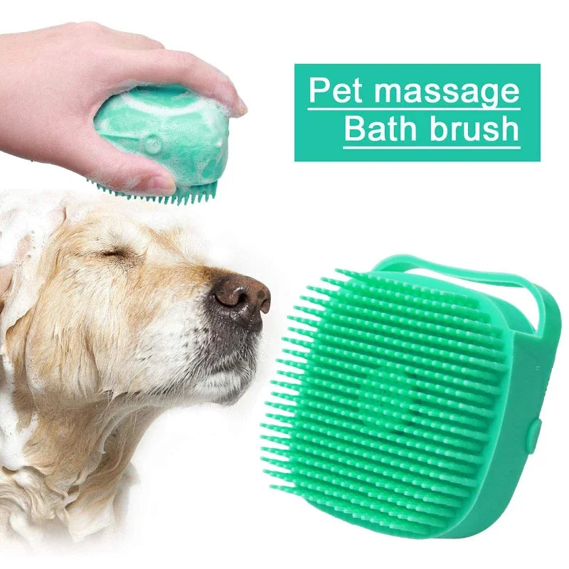 Hunde-/Katzenbürste Massagekamm - 80ml - zum Baden