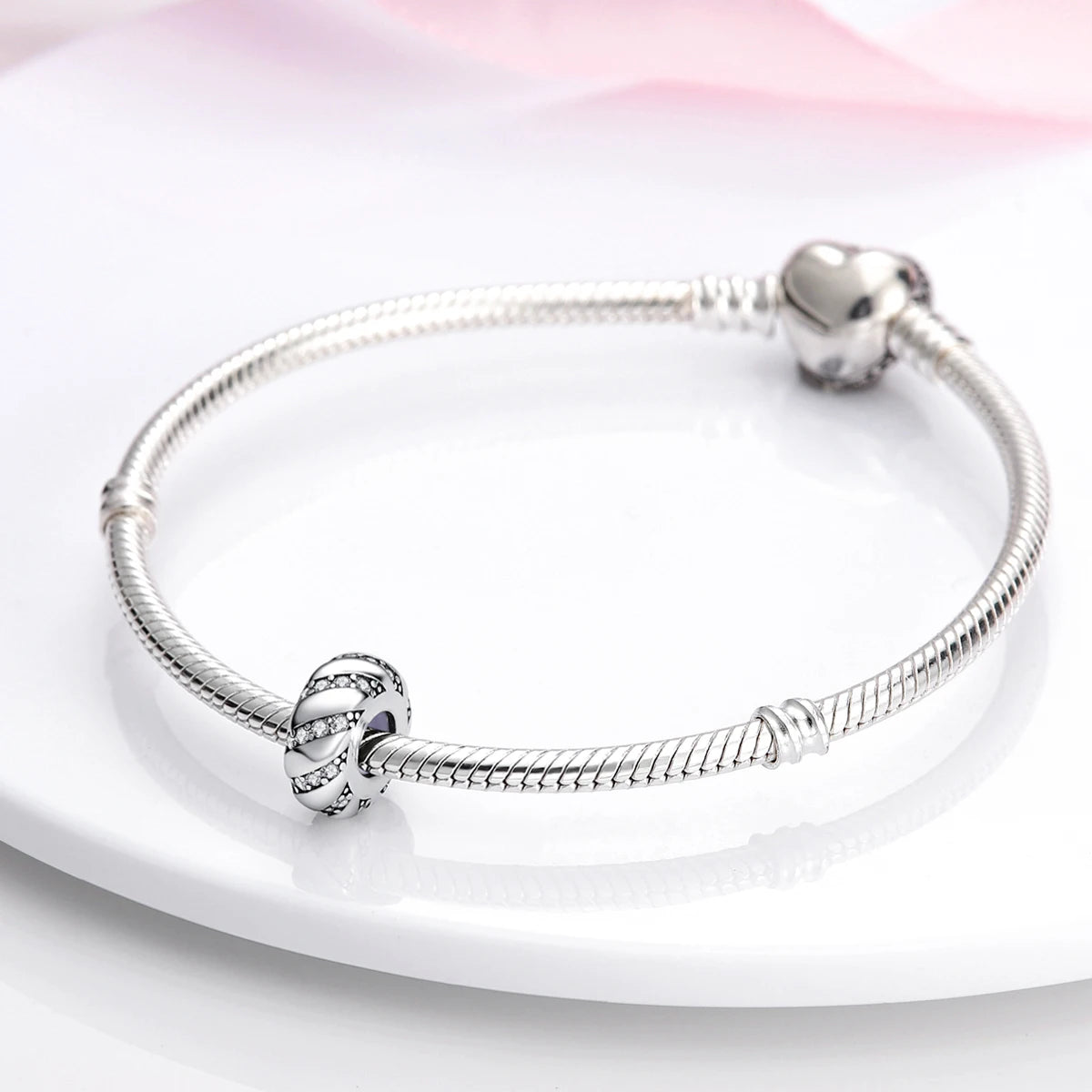 Silber Sunflower Glücksbringer für Pandora Armbänder