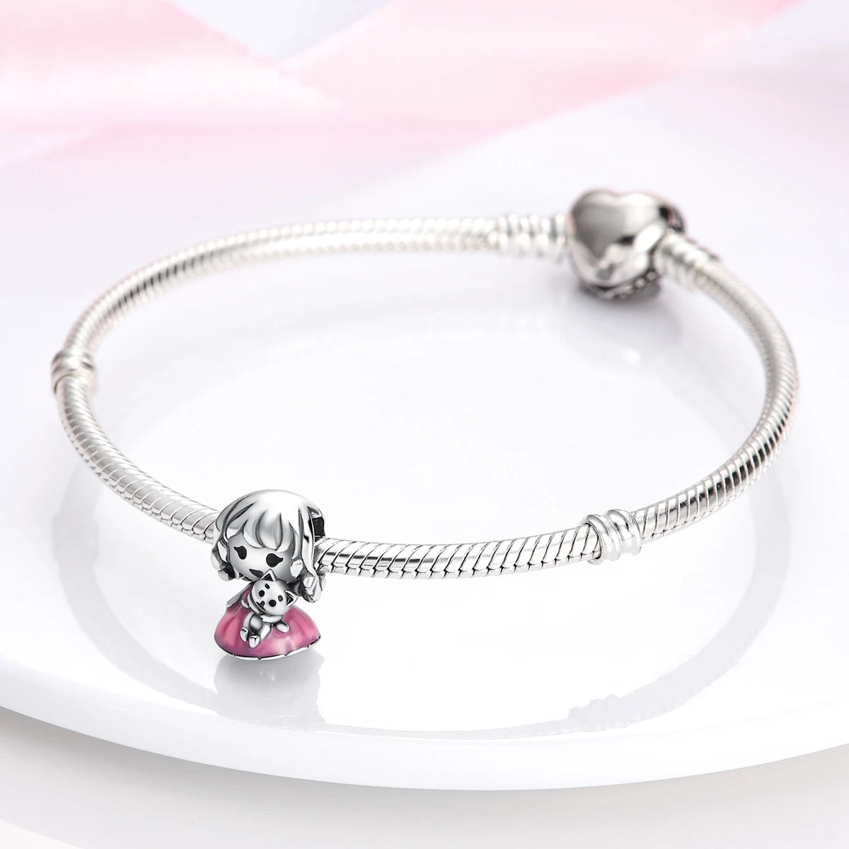 Silber Sunflower Glücksbringer für Pandora Armbänder