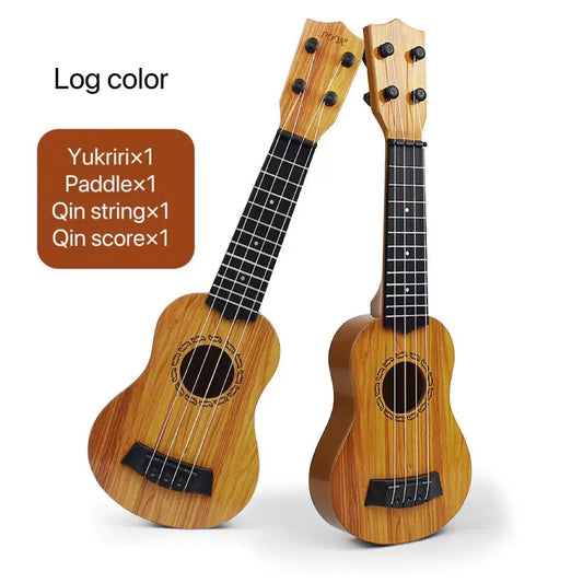 35cm Kinder Gitarre Spielzeug Kinder Musikinstrument mit Paddeln Yukrili Musik