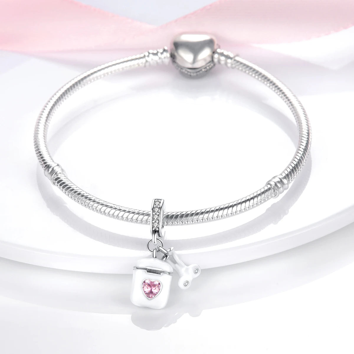 Silber Sunflower Glücksbringer für Pandora Armbänder