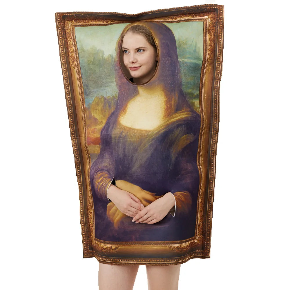 Erwachese Kinder Mona Lisa Kostüm / Verkleidung