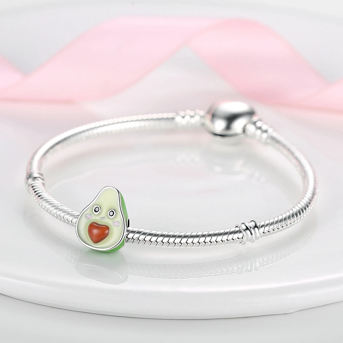 Silber Sunflower Glücksbringer für Pandora Armbänder