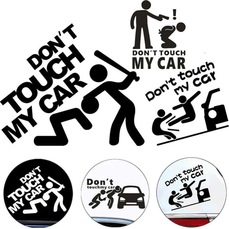 Don't Touch My Car Aufkleber