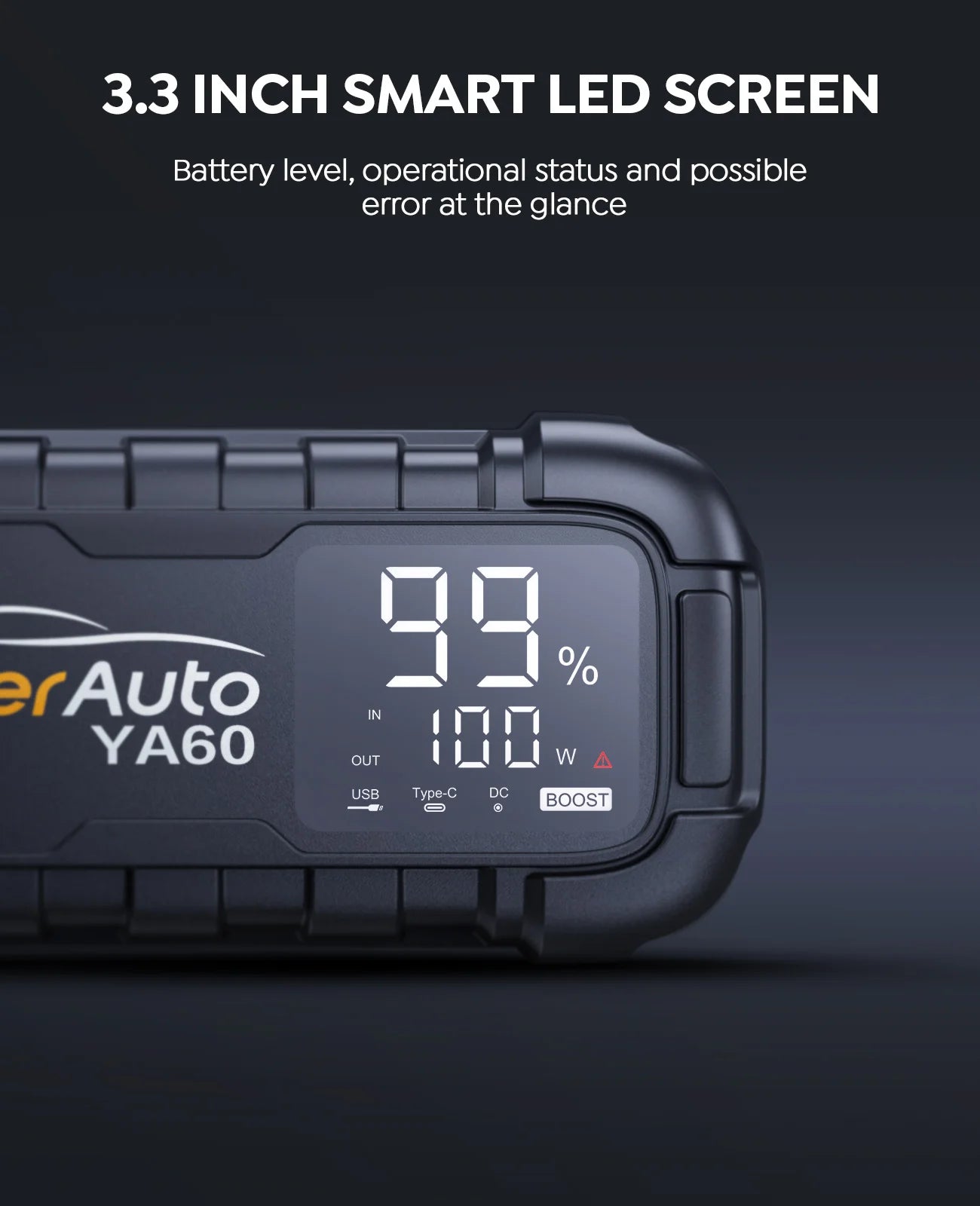 Starthilfegerät für die Batterie - 6000A / 150W