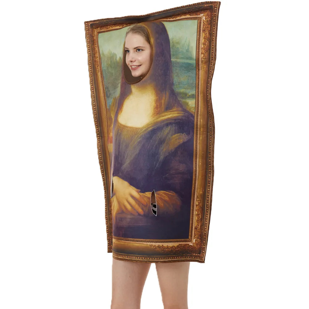 Erwachese Kinder Mona Lisa Kostüm / Verkleidung