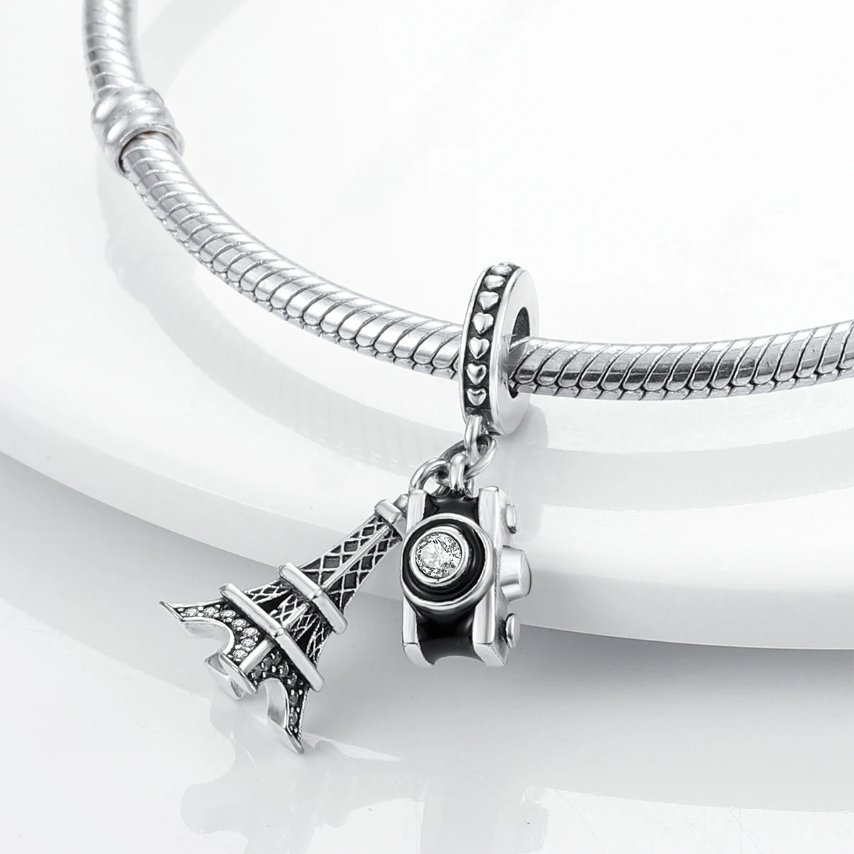 Silber Sunflower Glücksbringer für Pandora Armbänder