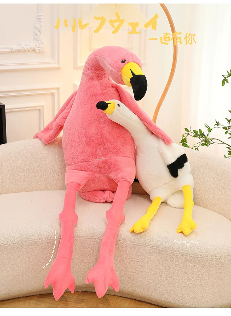 50cm-190cm Pinkes Flamingo Kuscheltier